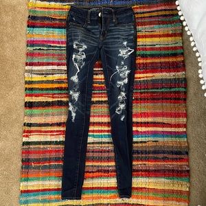 American Eagle distressed jeans size 00